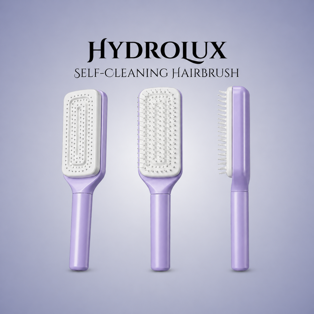 Self-Cleaning Hairbrush
